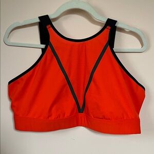 ADIDAS x KARLIE KLOSS Medium Support Sports Bra Crop Top Orange
